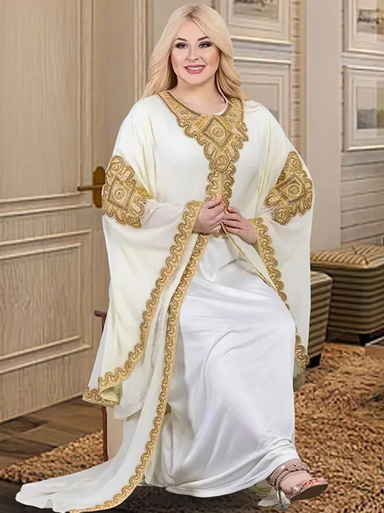 طقم عباية فاخرة من قطعتين