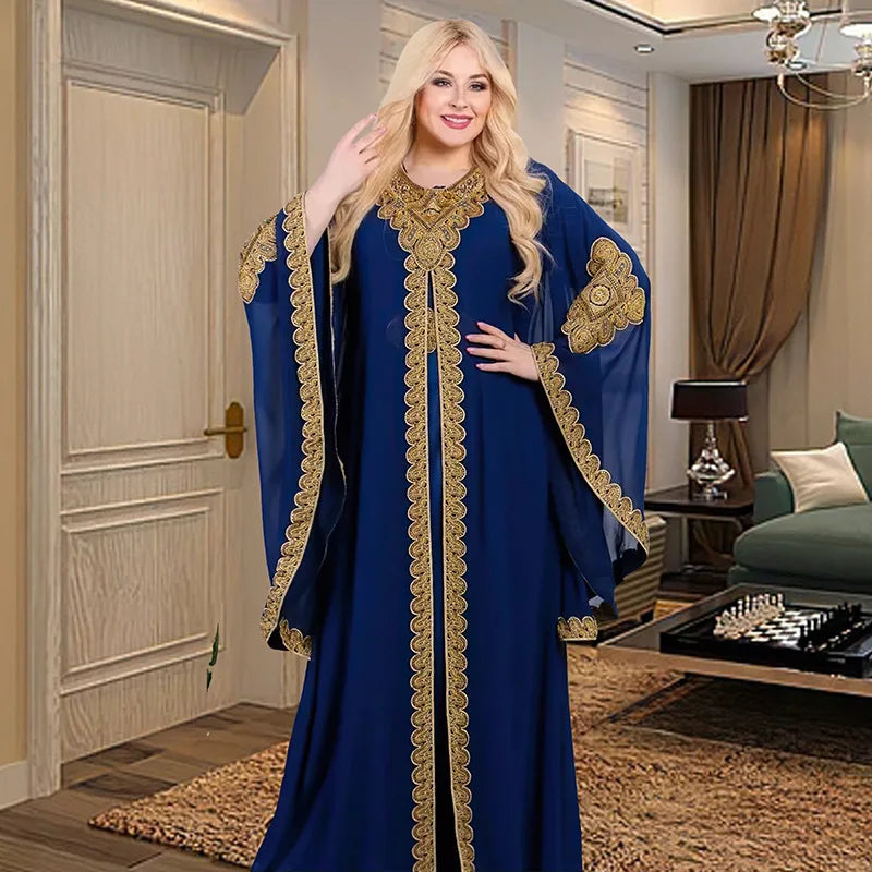 طقم عباية فاخرة من قطعتين